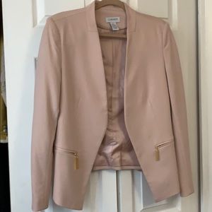 Light pink Carmen Marc Valvo blazer